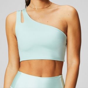 Asymmetrical Double Strap Midi Bra